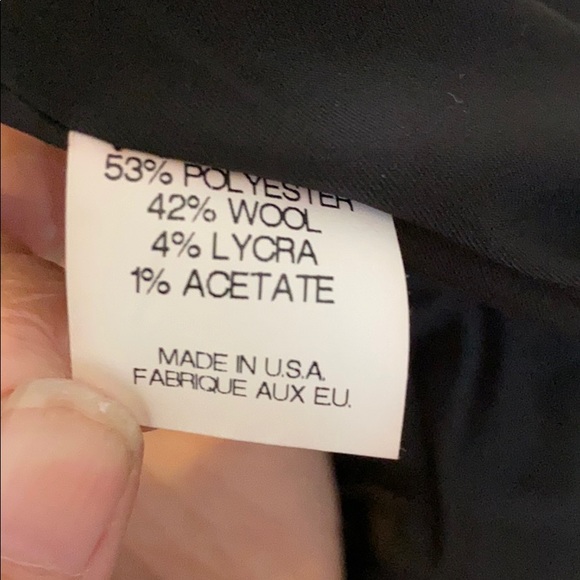 Black Pinstriped Theory Blazer - Picture 6 of 7